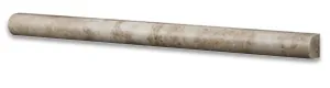 Cappuccino Marble 3/4 X 12 HONED Bullnose Liner - 4" SAMPLE