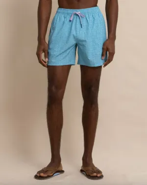 Check Swim Trunk-Blue-Final Sale