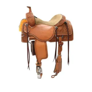 Circle Y 4823 Reinsman Ranch Cutter Colorado Floral Saddle