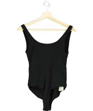 Club L Black Cross Halter Neck Tailored Sleeveless Blazer Top UK S