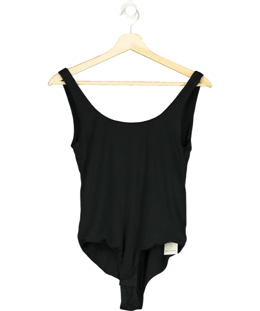 Club L Black Cross Halter Neck Tailored Sleeveless Blazer Top UK S