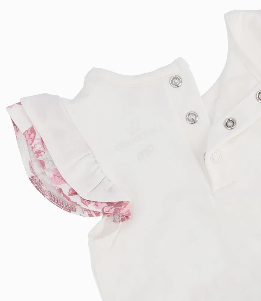 Conjunto Recién Nacida De Polera Y Calzón