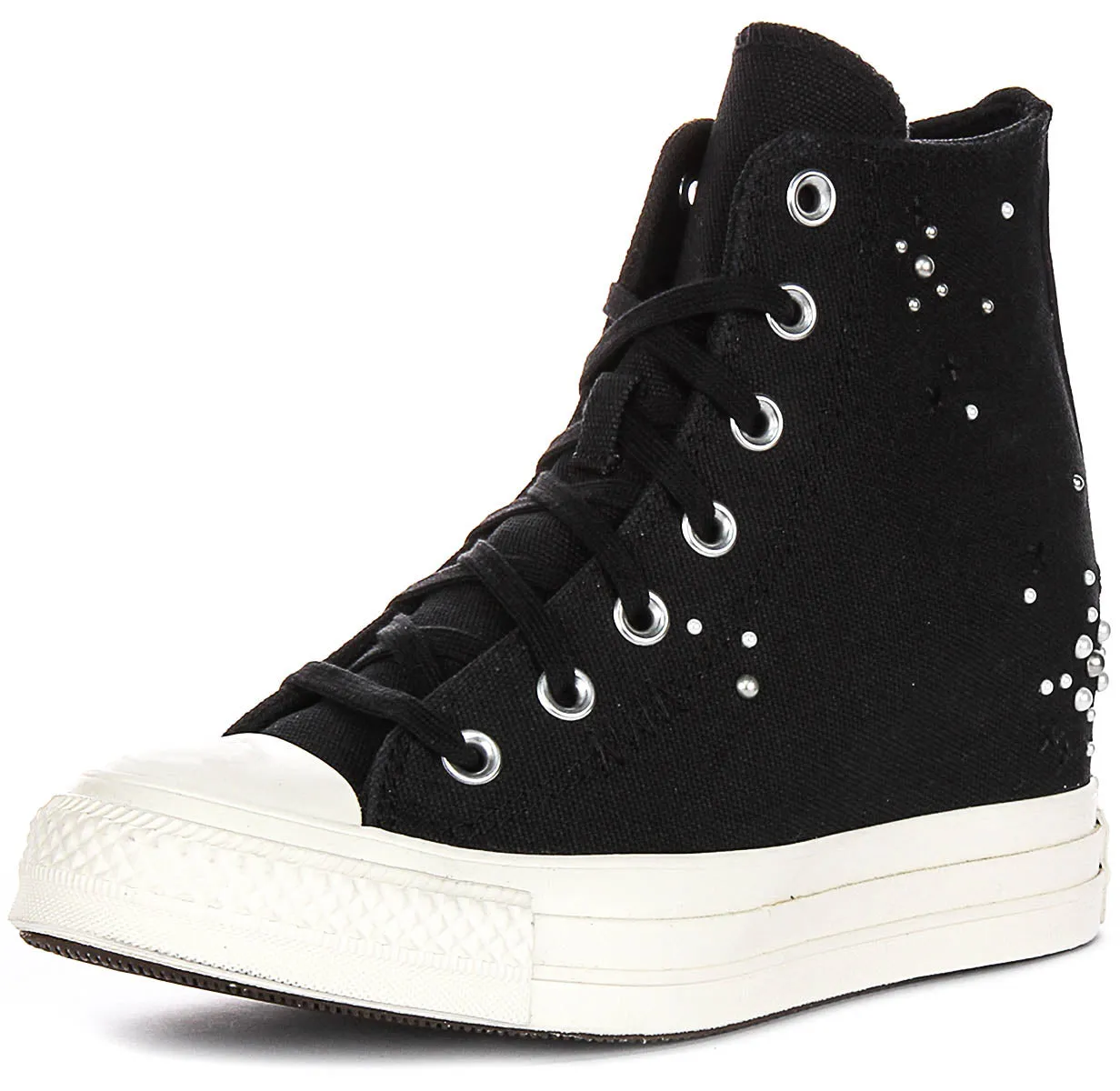 Converse All Star Wedge A12514C In Black White