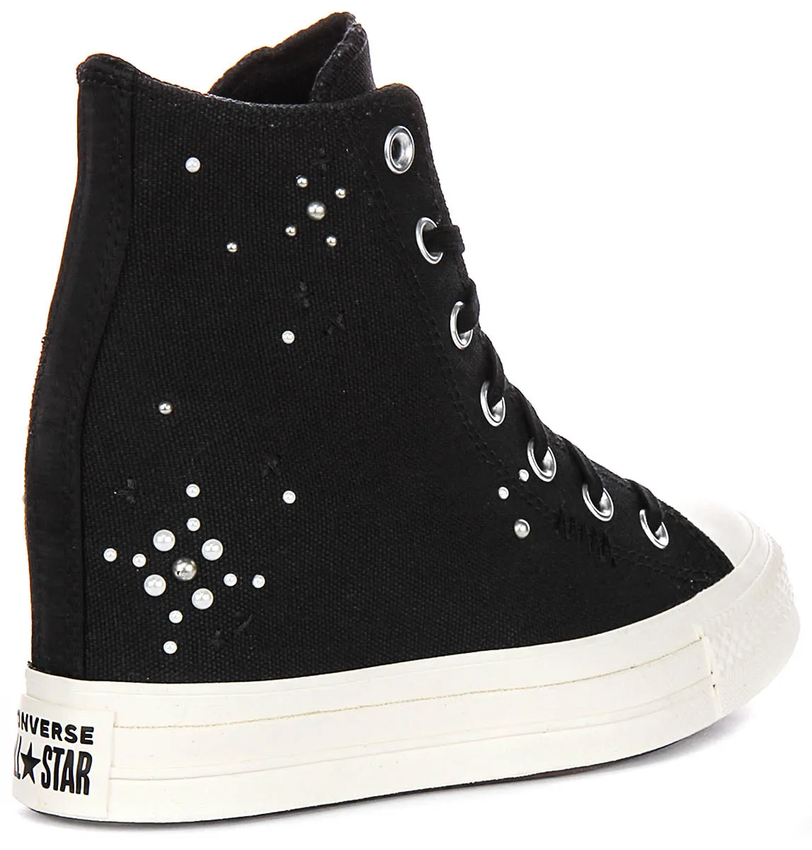 Converse All Star Wedge A12514C In Black White