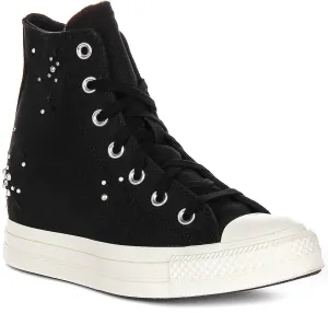 Converse All Star Wedge A12514C In Black White