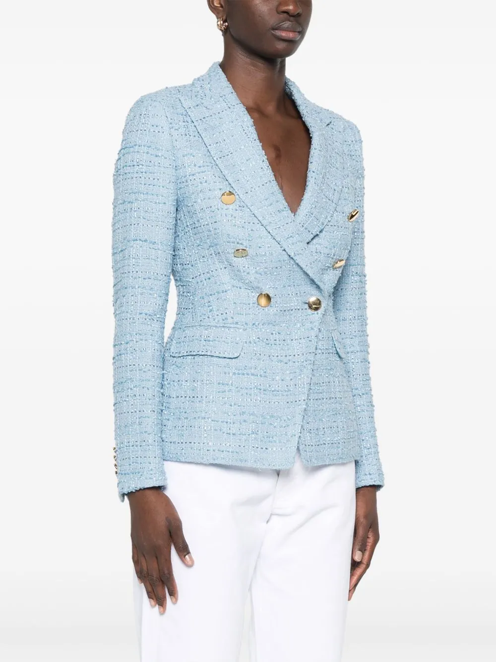 Cotton single-breasted jacket