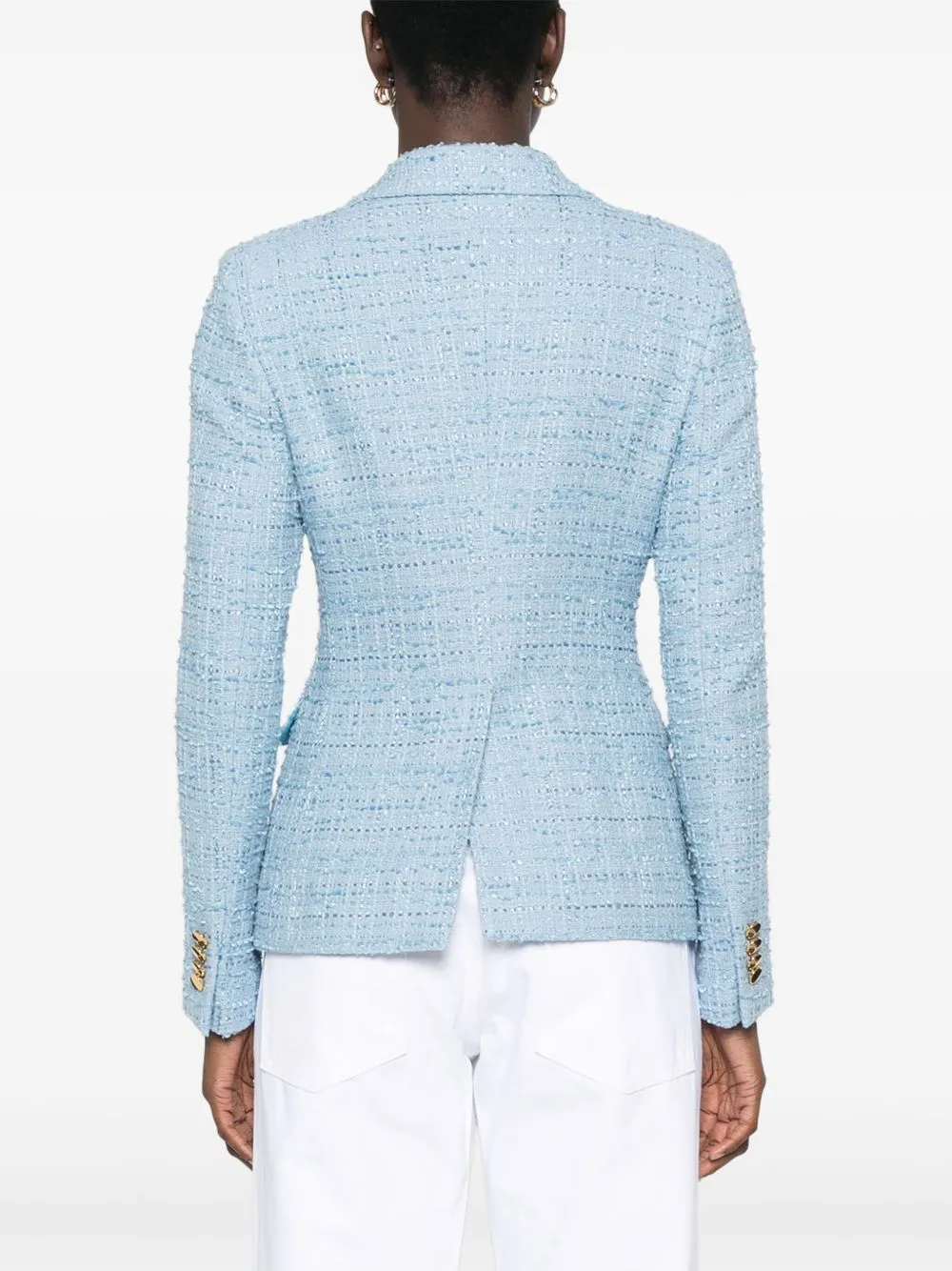 Cotton single-breasted jacket