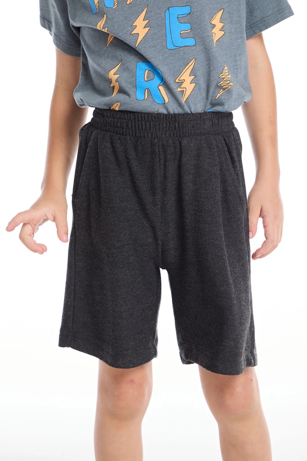Cozy Beach Boys Black Shorts