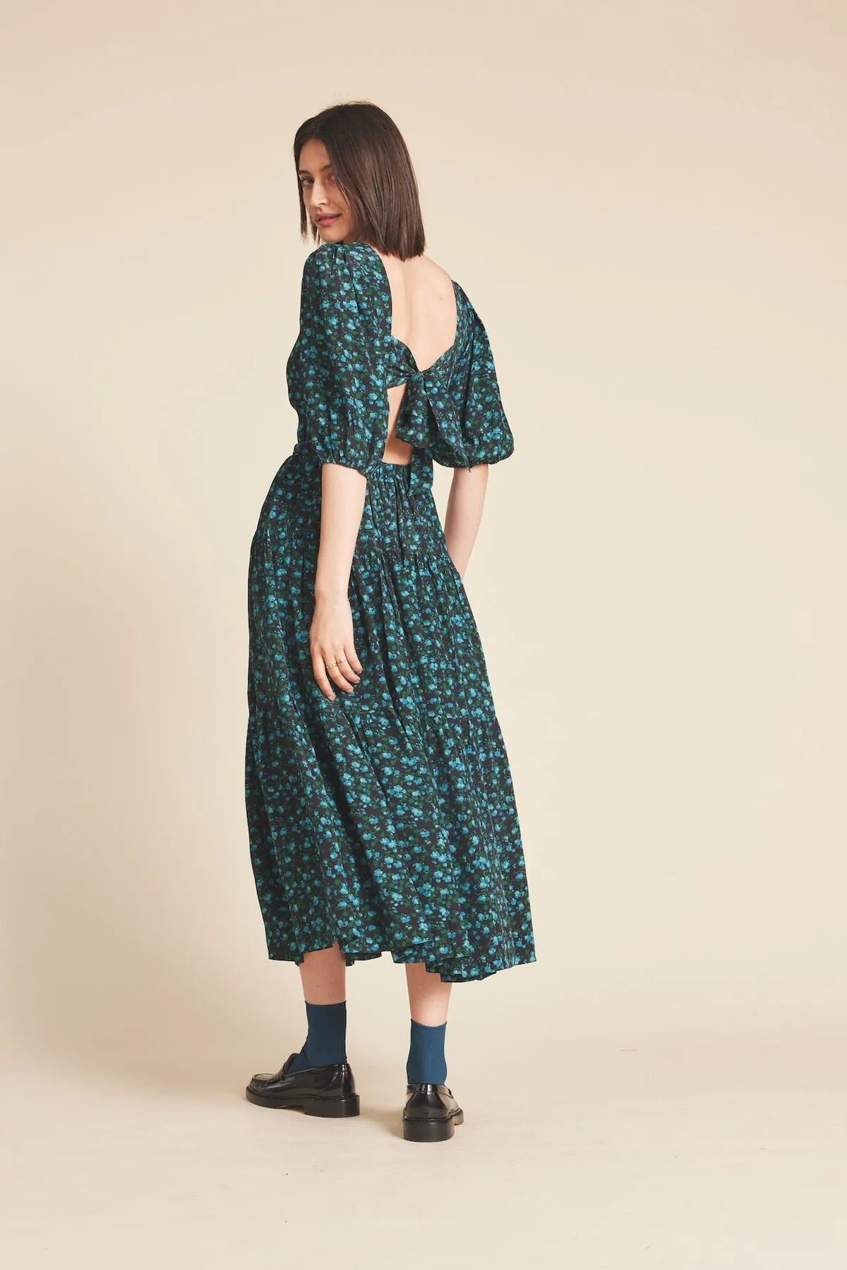 Daphne Dress - Blue Larkspur