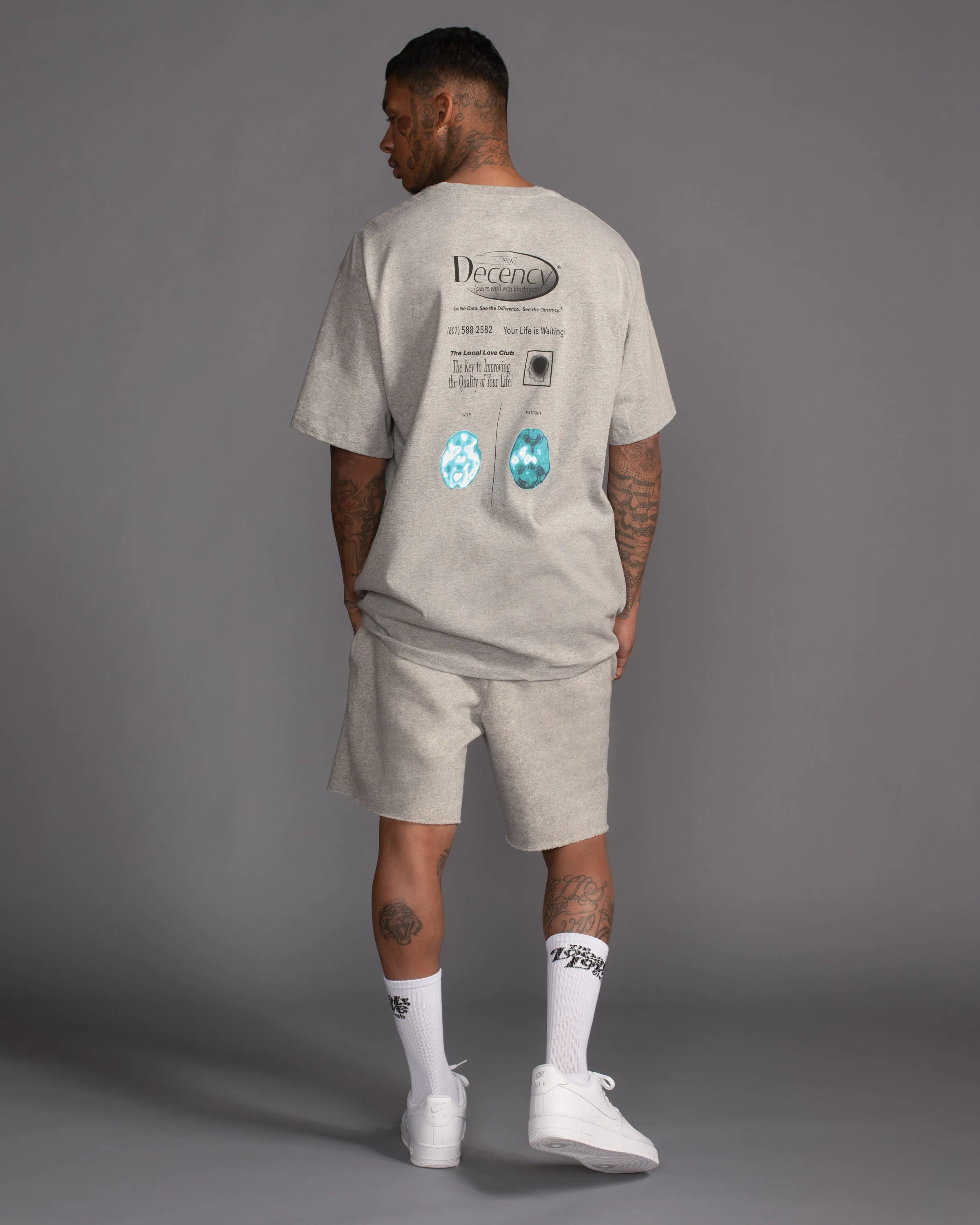 DECENCY SHORT IN GREY