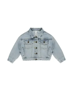 Denim Jacket || Light Washed Denim | Rylee   Cru