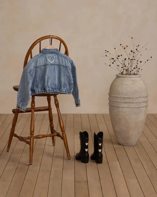 Denim Jacket || Light Washed Denim | Rylee   Cru