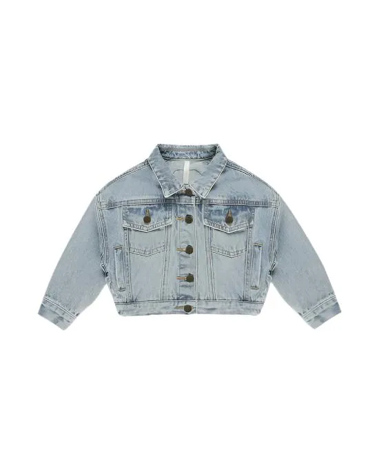 Denim Jacket || Light Washed Denim | Rylee   Cru