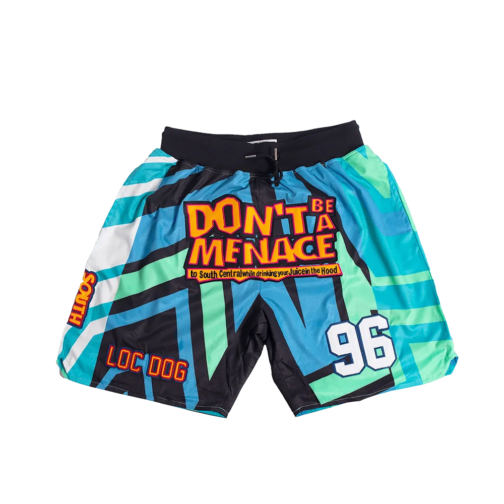 DON’T BE A MENACE POOL PARTY SHORTS