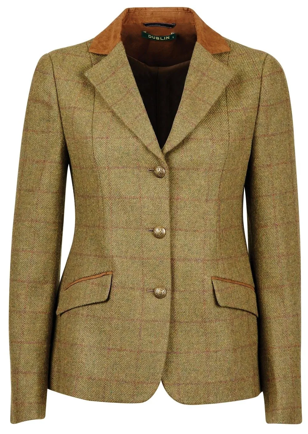 Dublin Albany Tweed Suede Collar Tailored Childs Jacket