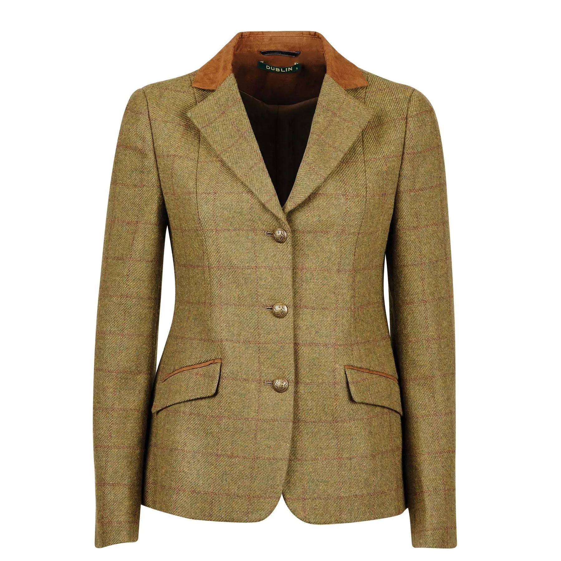 Dublin Albany Tweed Suede Collar Tailored Childs Jacket