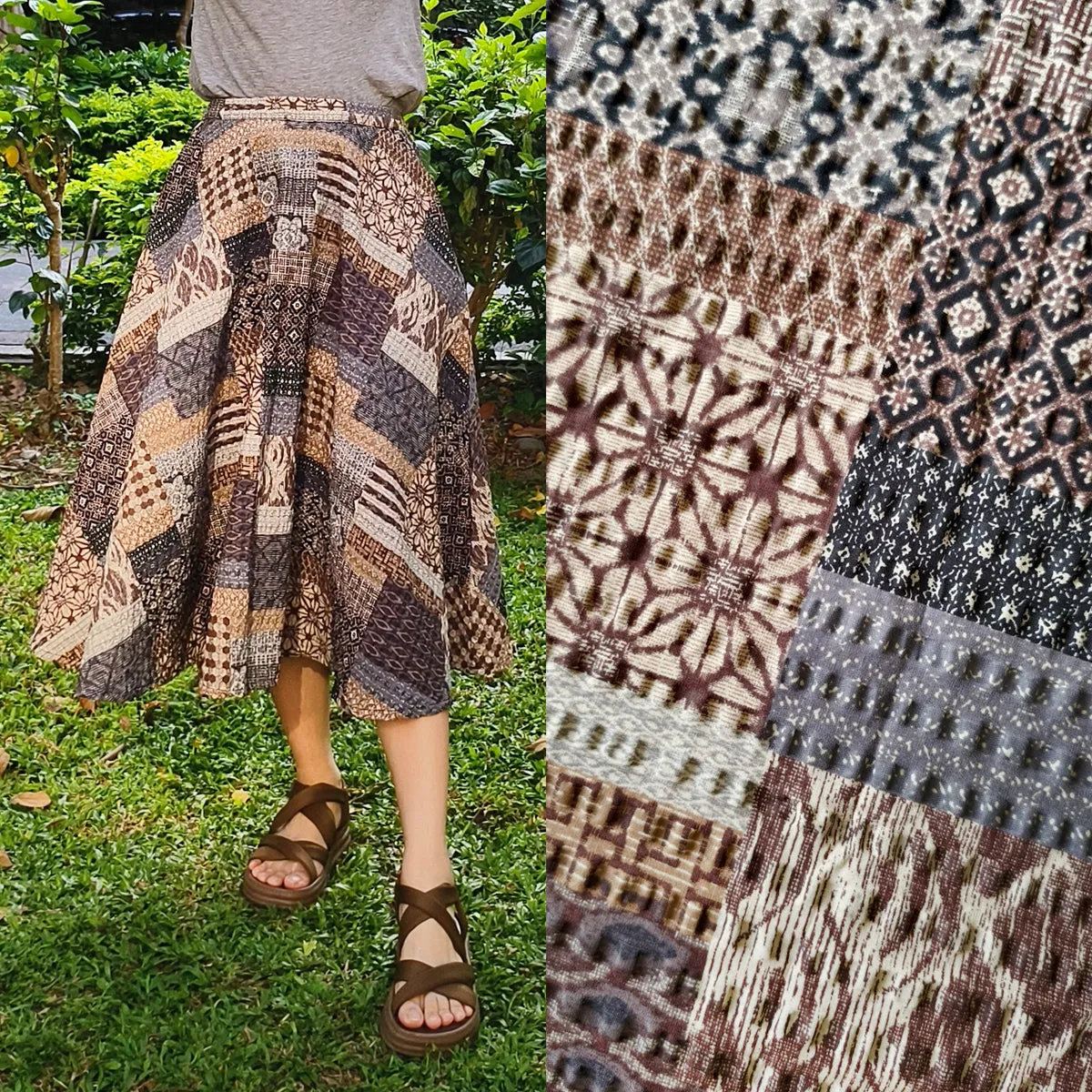 Earth Totem -Handmade Circle Skirt