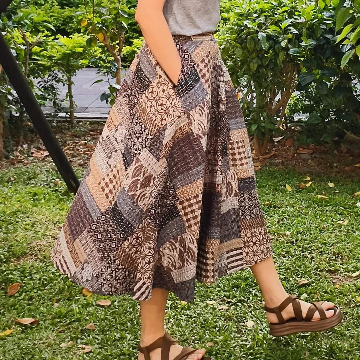 Earth Totem -Handmade Circle Skirt