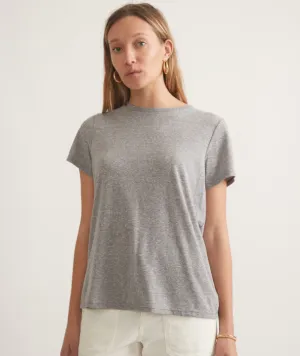 Easy Crew Tee in Heather Grey