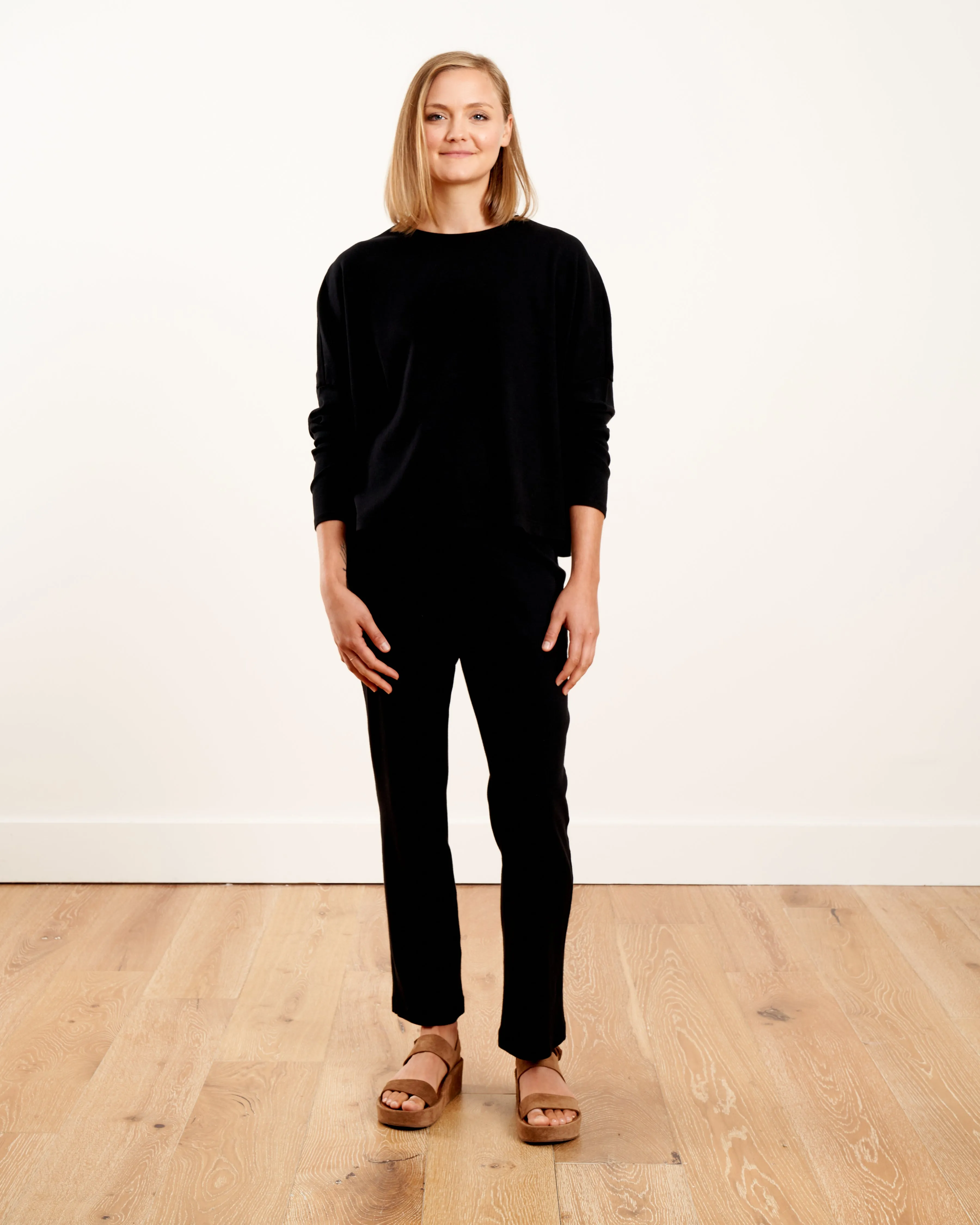 easy pant - black