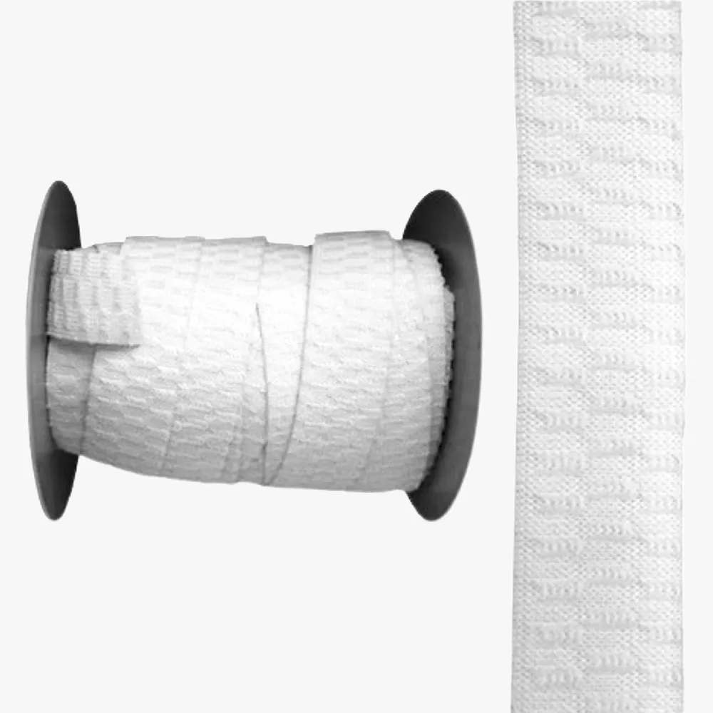 Elastic Non Curl 20mm White