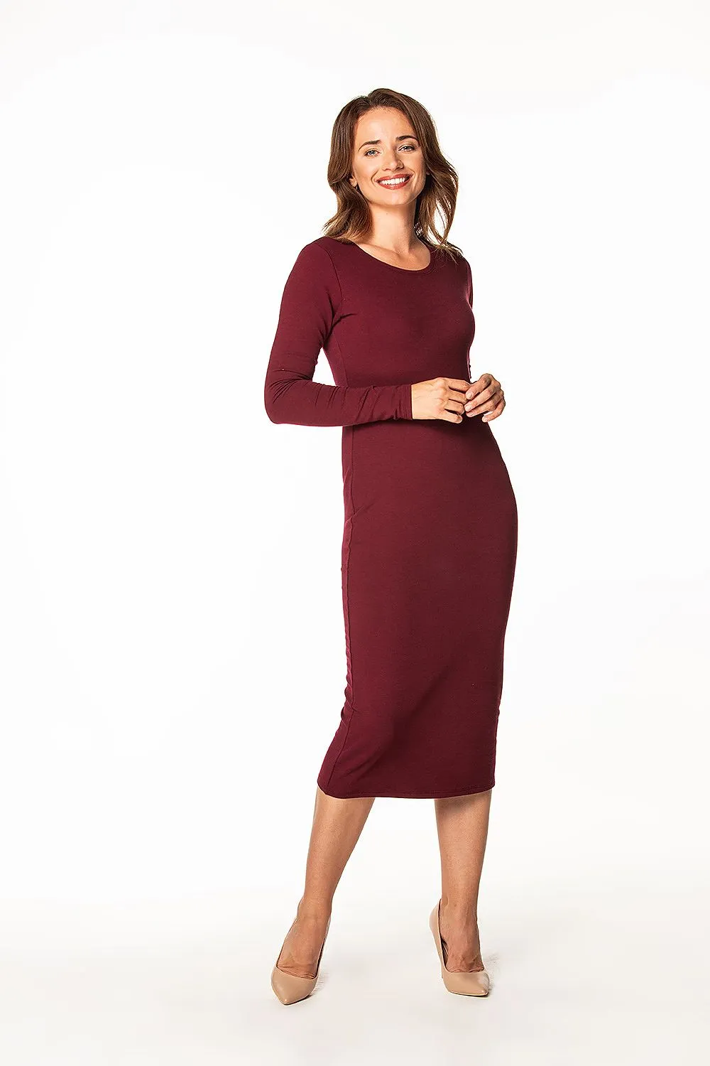 Elegant Fitted Cotton Dress