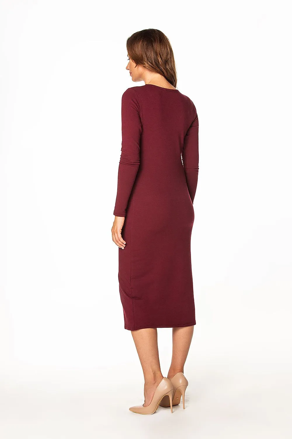 Elegant Fitted Cotton Dress