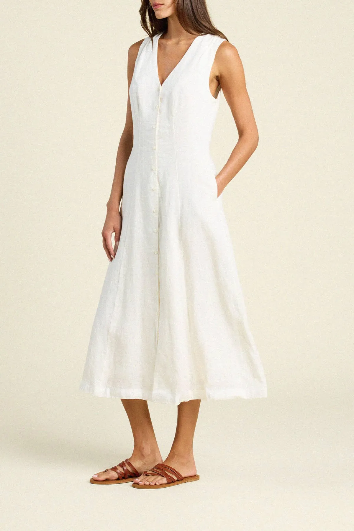 Elonore Dress - Ivory