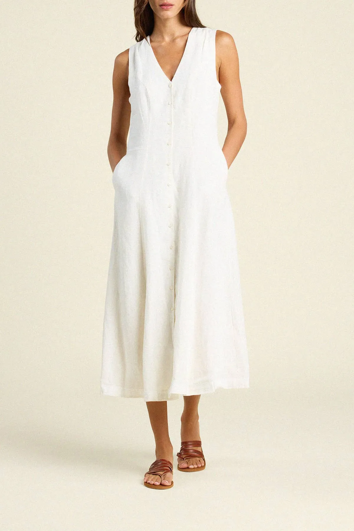 Elonore Dress - Ivory