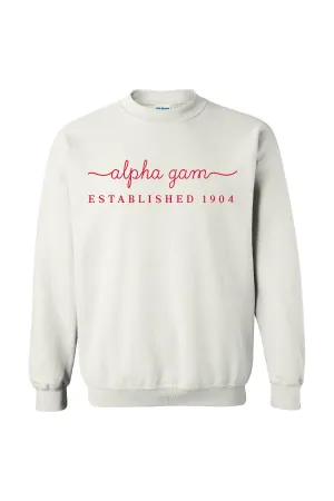 Established Script Crewneck
