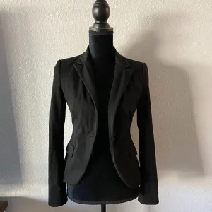 Express black tailored blazer suit jacket O
