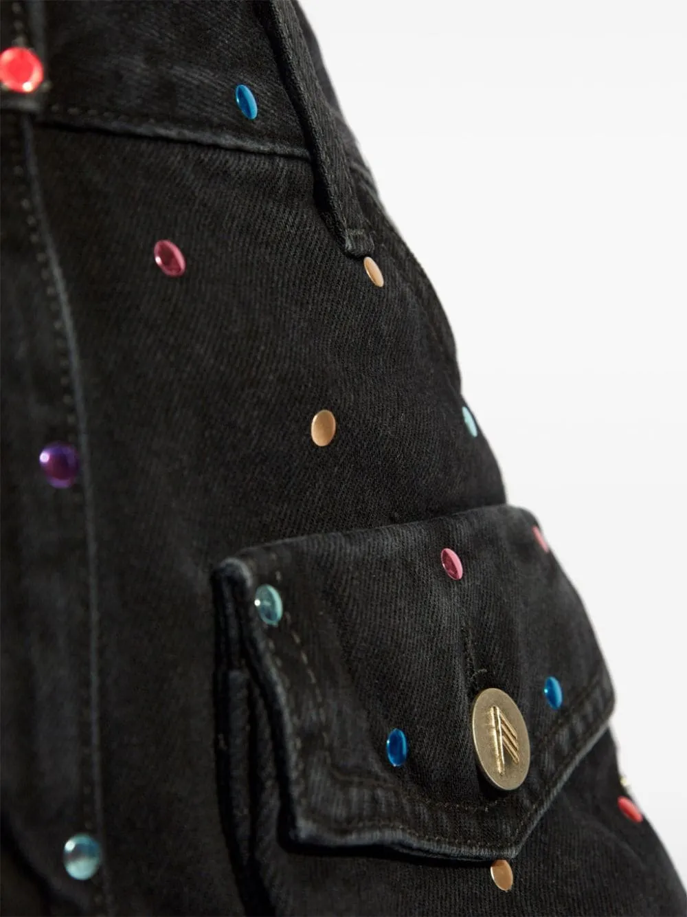 Fay denim mini skirt