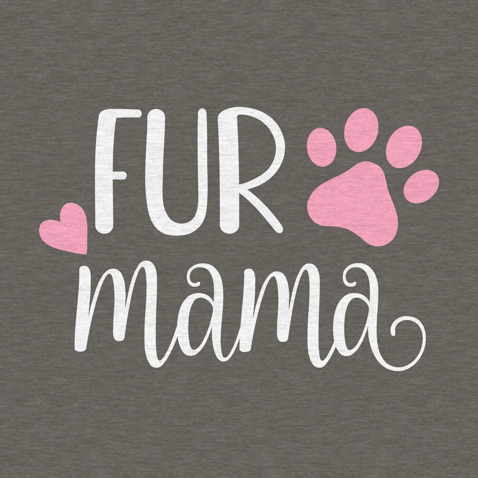 Fur Mama - Women's Cotton V-Neck Tee
