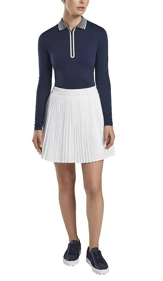 G/Fore Womens Pleated 16" Skort  - SNOW