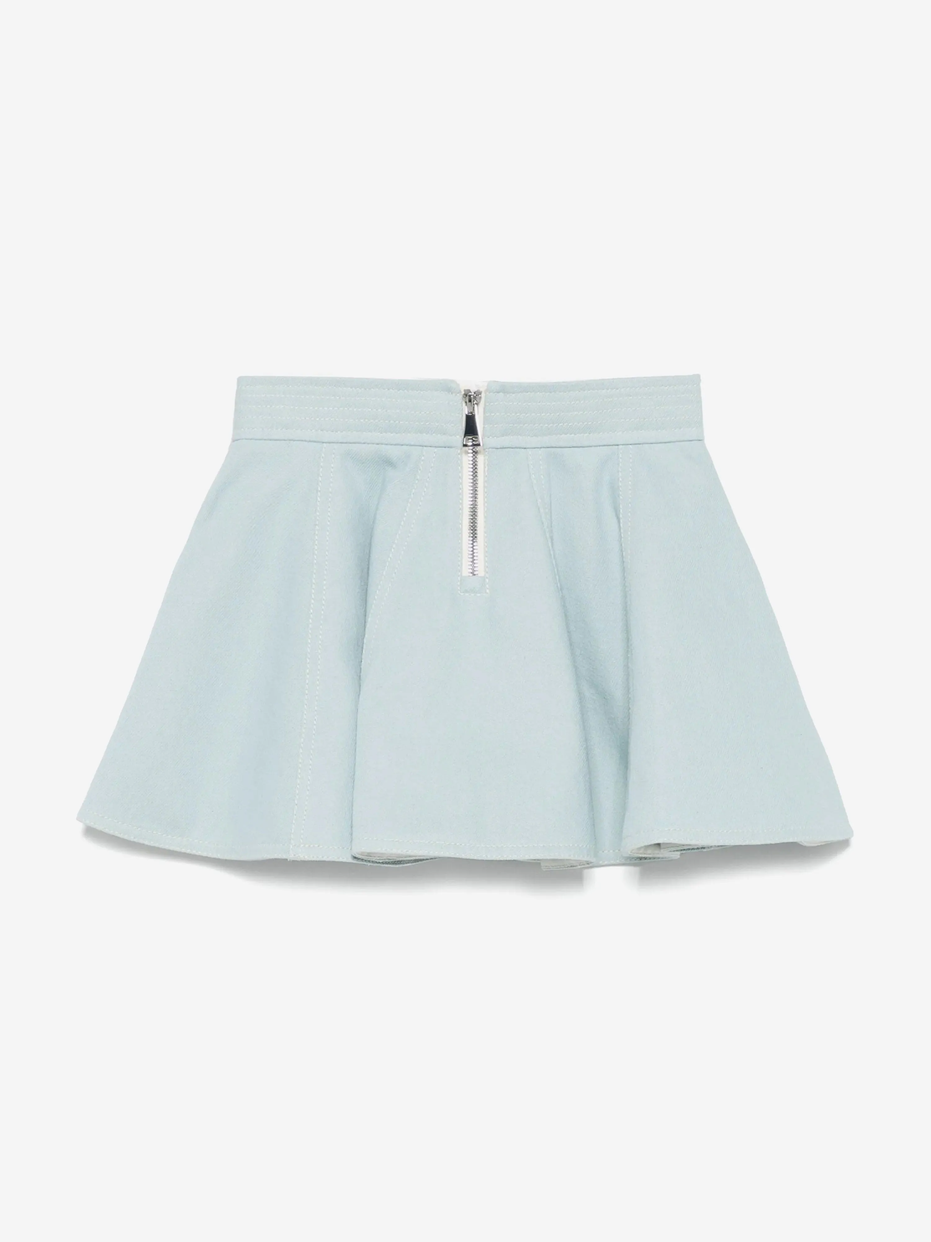 Girls Logo Zip Skirt in Blue