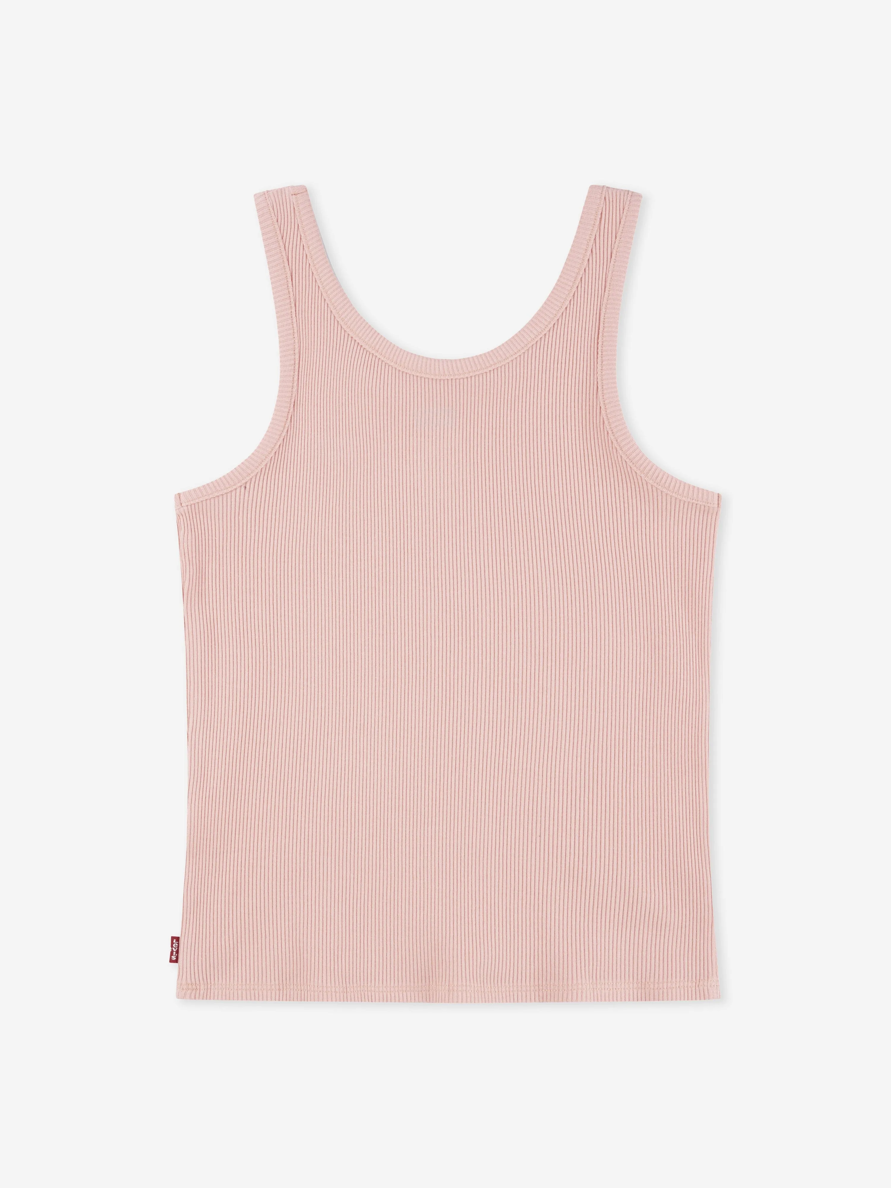 Girls Meet and Greet Ribbed Tank Top in Pink