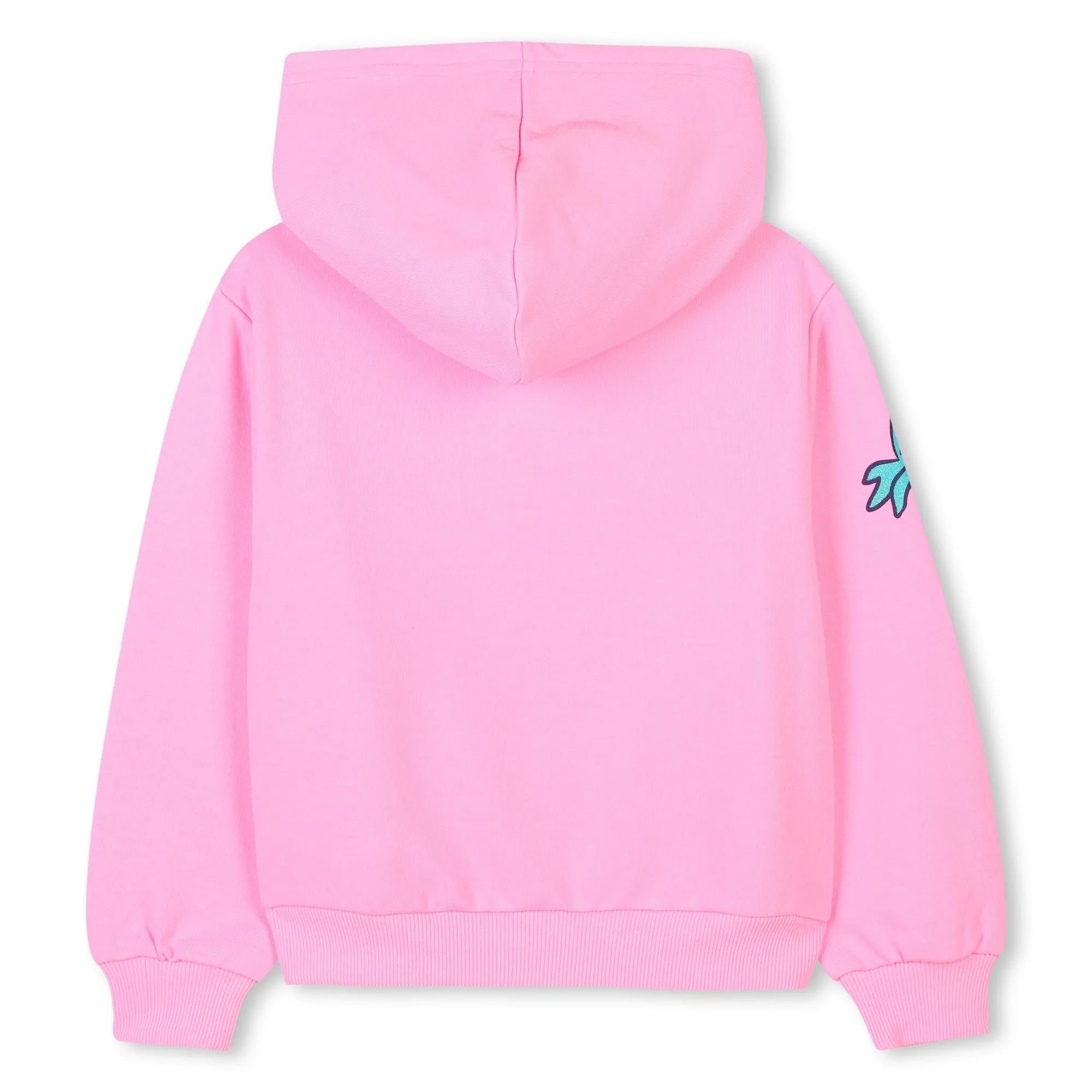 Girls Pink Hooded Cardigan