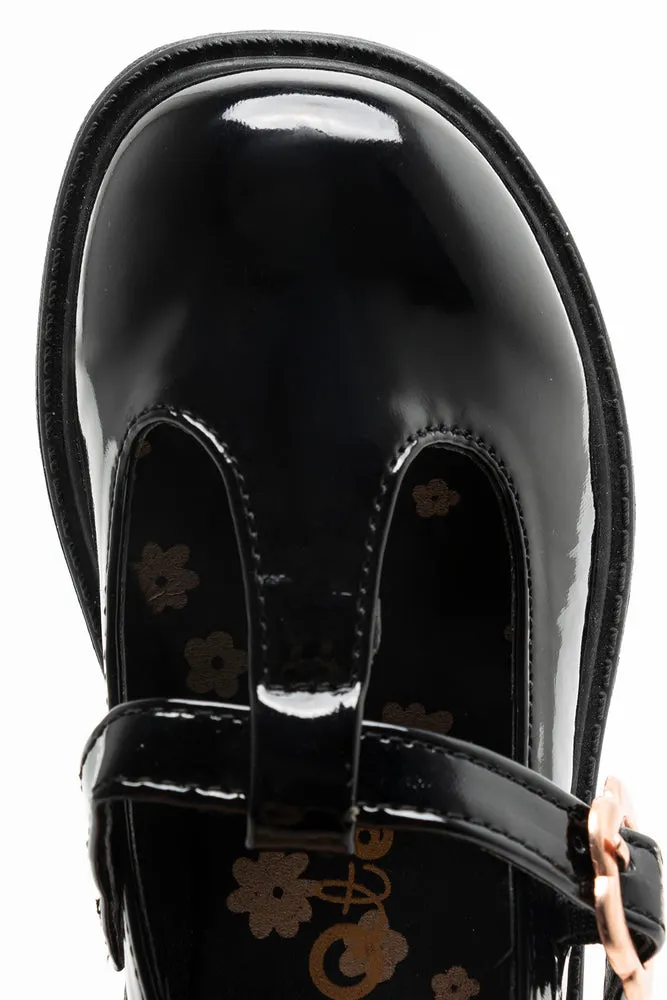 Glitter Sole Shoe Black