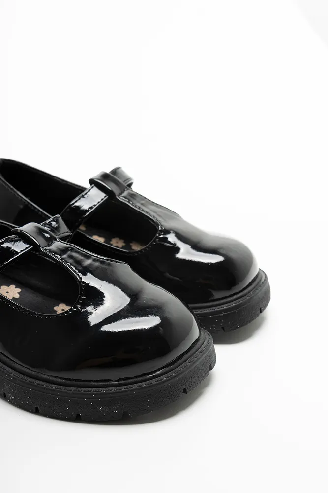 Glitter Sole Shoe Black