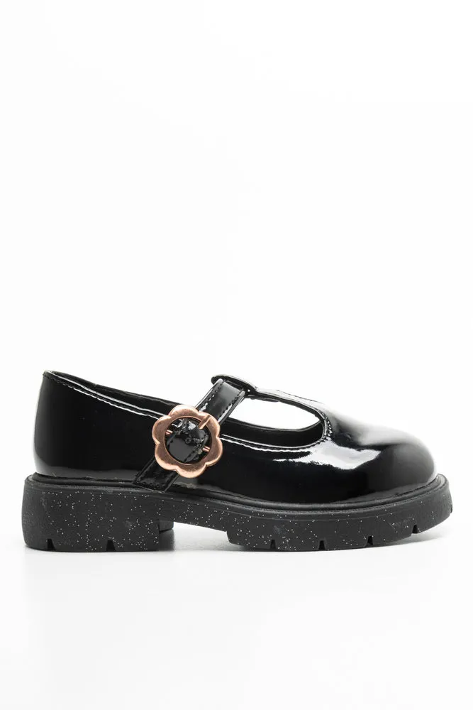 Glitter Sole Shoe Black