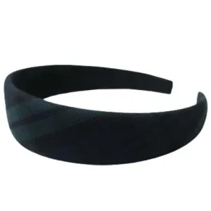 Headband "Classic Navy/Evergreen" "Blackwatch" Plaid #79 Padded