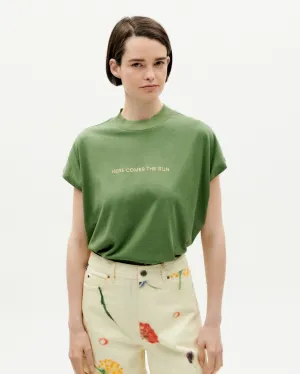Here Comes The Sun T-Shirt Cactus Green