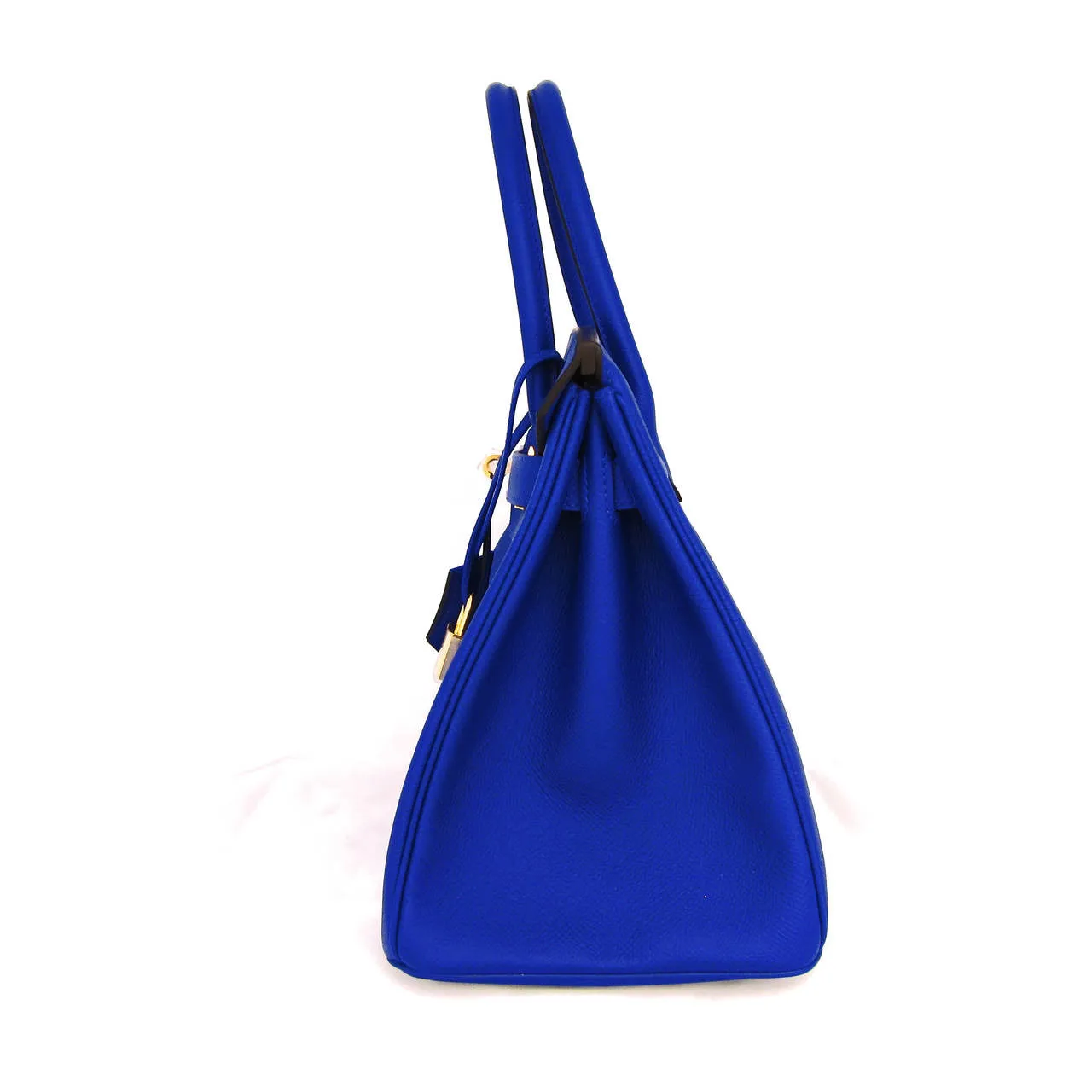 Hermes Blue Electric 30cm Epsom Birkin Gold Hardware GHW Electrifying!