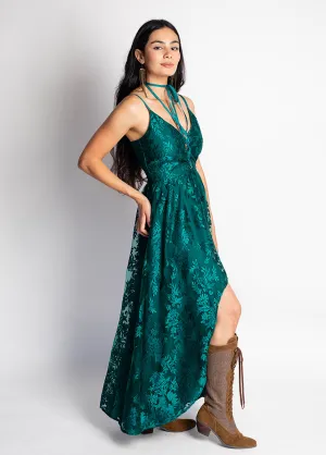 Holli Dress in Ocean Teal