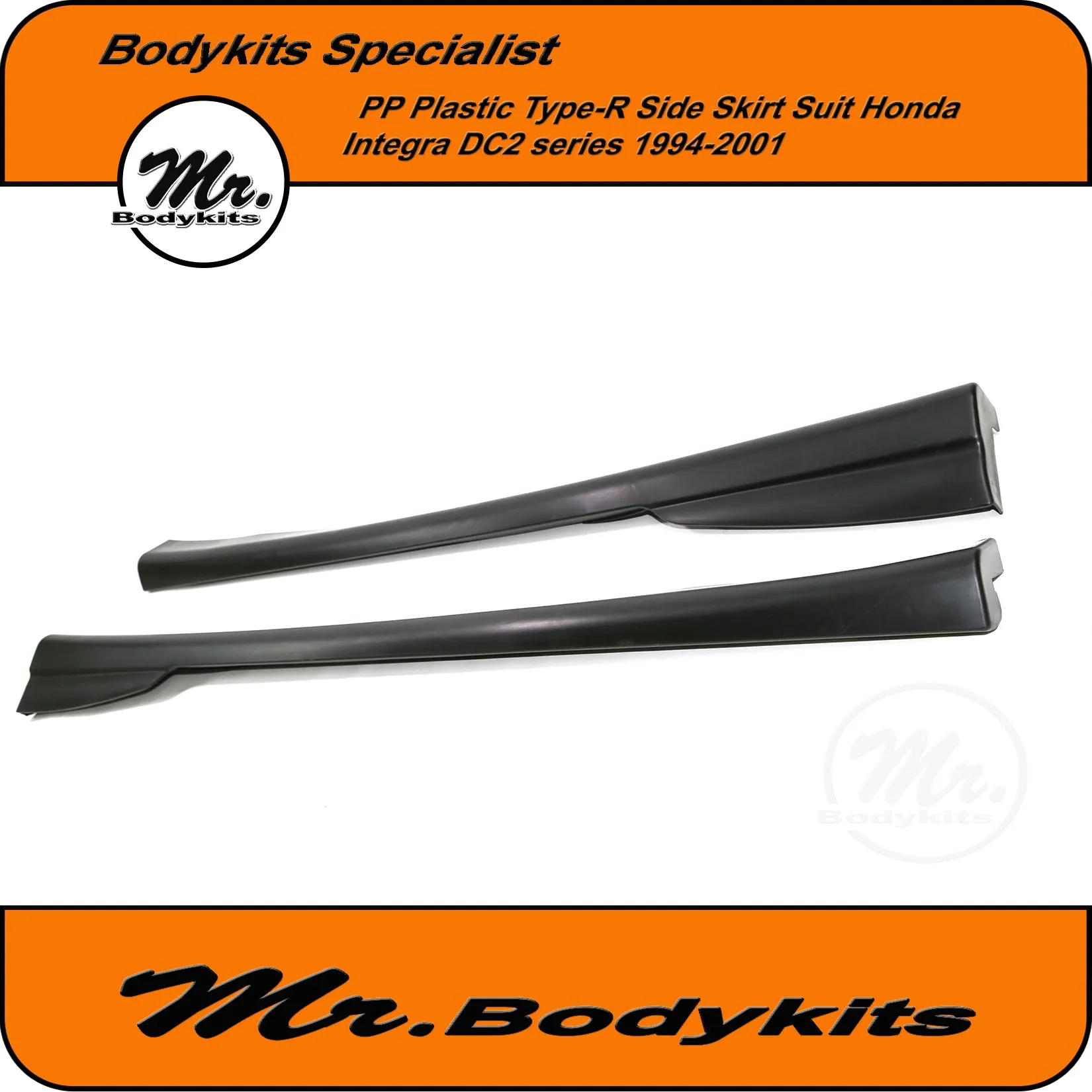 Honda Integra DC2 Plastic Type-R Style Side Skirts 1994-2001