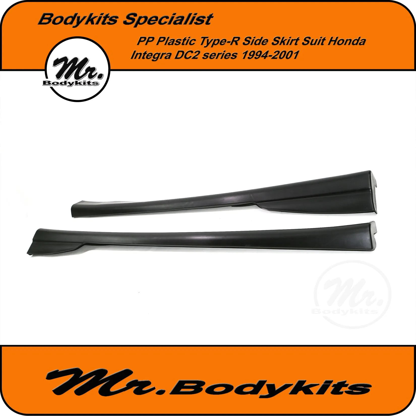 Honda Integra DC2 Plastic Type-R Style Side Skirts 1994-2001