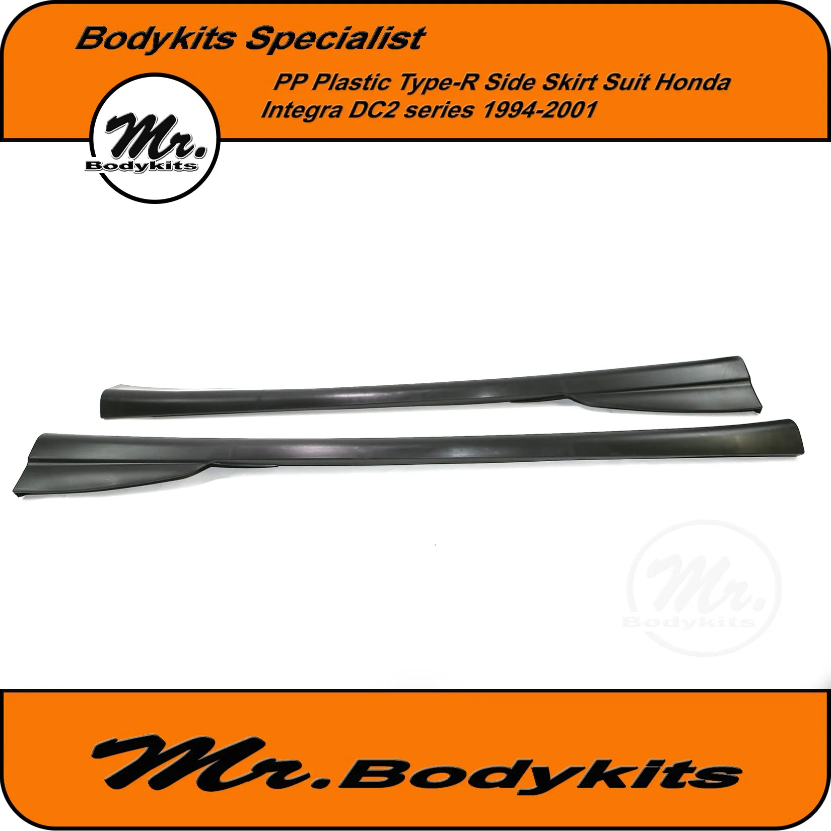 Honda Integra DC2 Plastic Type-R Style Side Skirts 1994-2001