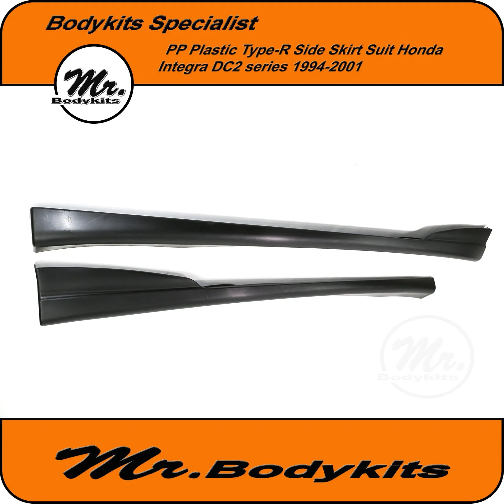 Honda Integra DC2 Plastic Type-R Style Side Skirts 1994-2001