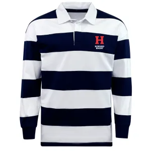 Howard University Classic Long Sleeve Hooped Rugby Jersey