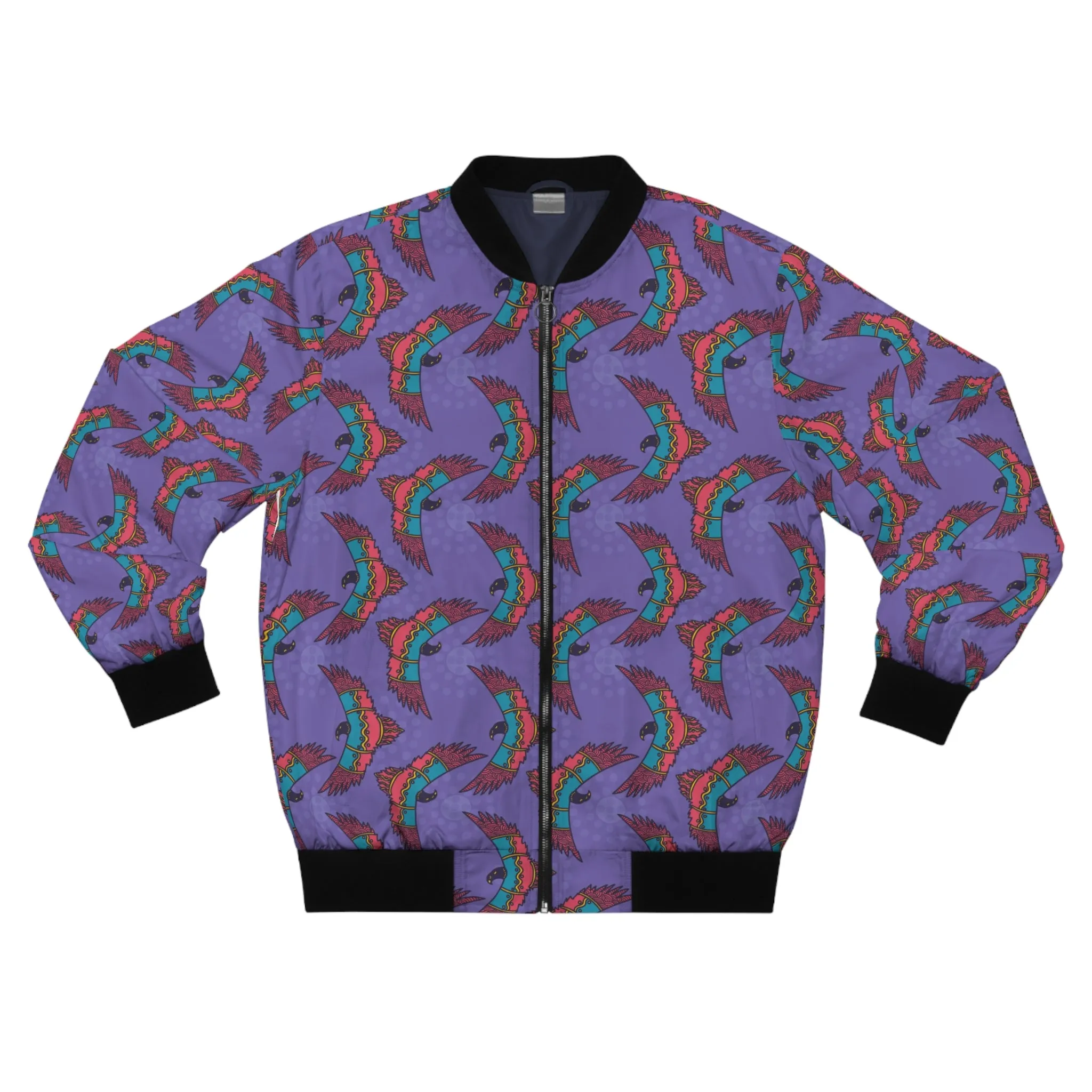 I Love Indigenous | Men's Bomber Jacket | Purple
